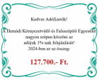 Köszönjük az 1%-os felajánlásokat