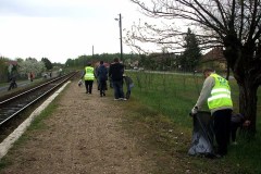Szemétgyűjtés a Közútkezelővel közösen