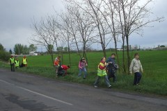 Szemétgyűjtés a Közútkezelővel közösen