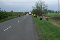 Szemétgyűjtés a Közútkezelővel közösen