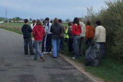 Szemétgyűjtés a Közútkezelővel közösen