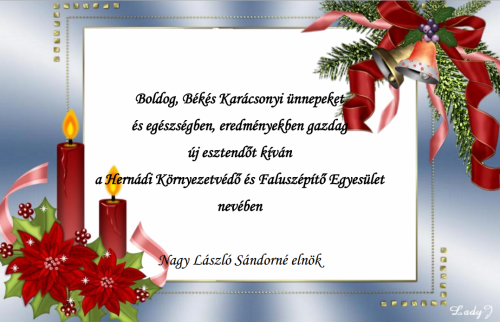 Boldog, békés karácsonyt kívánunk!