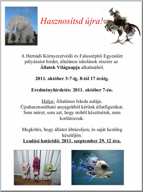 Hasznosítsd újra!