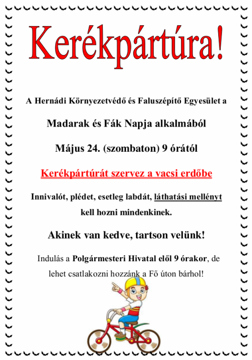 Madarak és fák napja