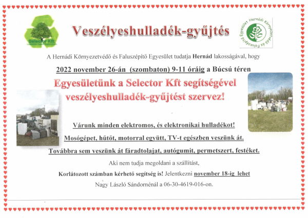 Veszélyeshulladék-gyűjtés