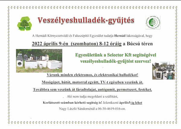 Veszélyeshulladék-gyűjtés